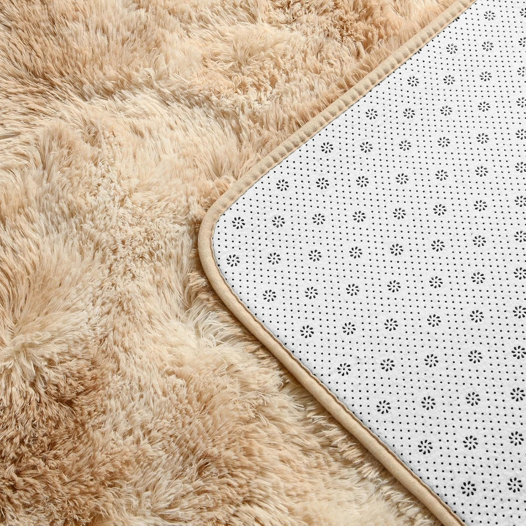 Cloud Beige Shag Rug, Modern Elegance Cozy  and Soft Area Rug - rgc004