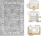 Vintage Grey Rug Living Room  Kitchen and Bedroom