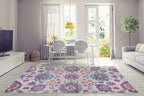 Joy Rug Collection Tribal Rug 5x7 Floral Patterned Multicolor Pinky Area Rug