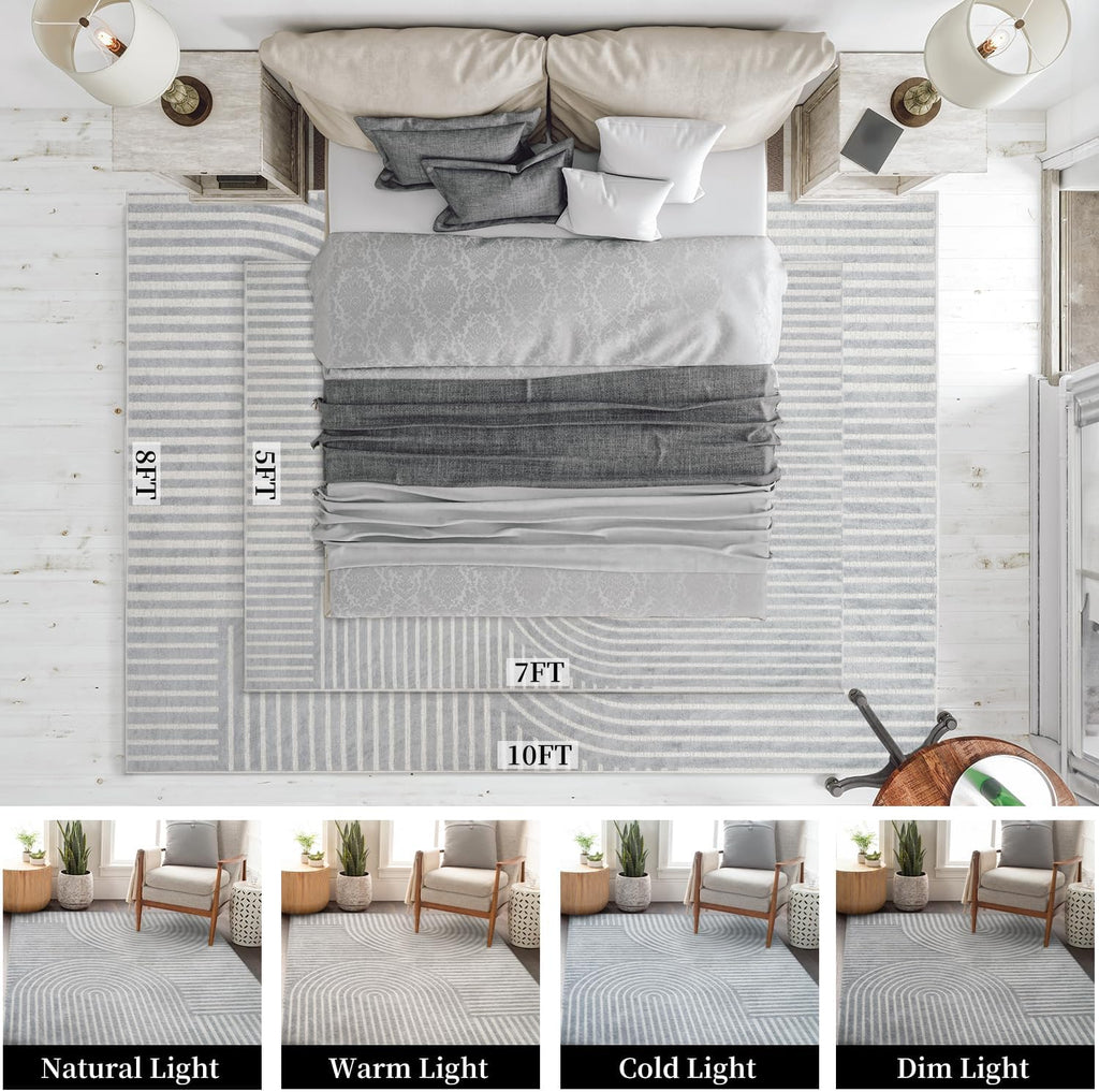 Grey Boho Rug Rusgco