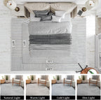 Grey Boho Rug Rusgco