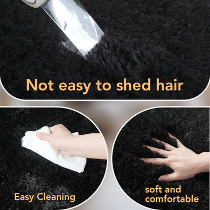 Round Fluffy Rugs Living Room & Bedroom Rug & Kids Room - rgc-00190