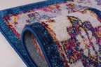Joy Rug Collection Nazar Area Rug 5x7 Tribal Patterned Purple Multicolor  Area Carpet  