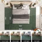 Green Boho Rug Rusgco