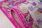 Joy Rug Collection Floral Area Rug 5x7 Tribal Patterned Pink Multicolor  Area Carpet 