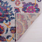 Joy Rug Collection Tribal Rug 5x7 Floral Patterned Multicolor Pinky Area Rug
