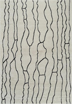 Boho Rug 4x6 High Quality White and Black Area Rug