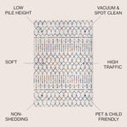 Bohemian Rug Classic 4x6 Beige and Colors Area Carpe