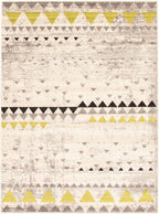 Bohemian Rug Classic 4x6 Beige and Yellow Area Carpet