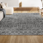 Bohemian Rug Classic 4x6 Grey and White Area Carpet