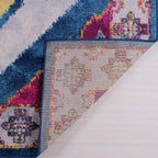 Joy Rug Collection Nazar Area Rug 5x7 Tribal Patterned Purple Multicolor  Area Carpet  
