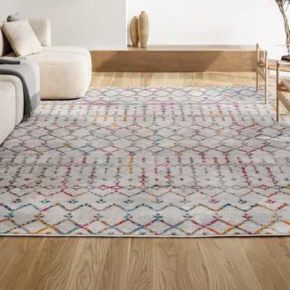 Bohemian Rug Classic 4x6 Beige and Multi Colors Area Carpet
