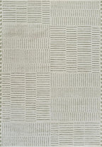 Boho Rug 4x6 High Quality Traditional White and Green Area Rug