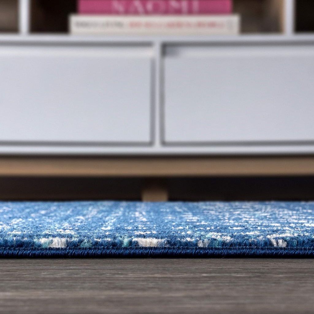 Bohemian Rug Classic 4x6 Blue and White Area Carpet