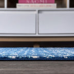 Bohemian Rug Classic 4x6 Blue and White Area Carpet