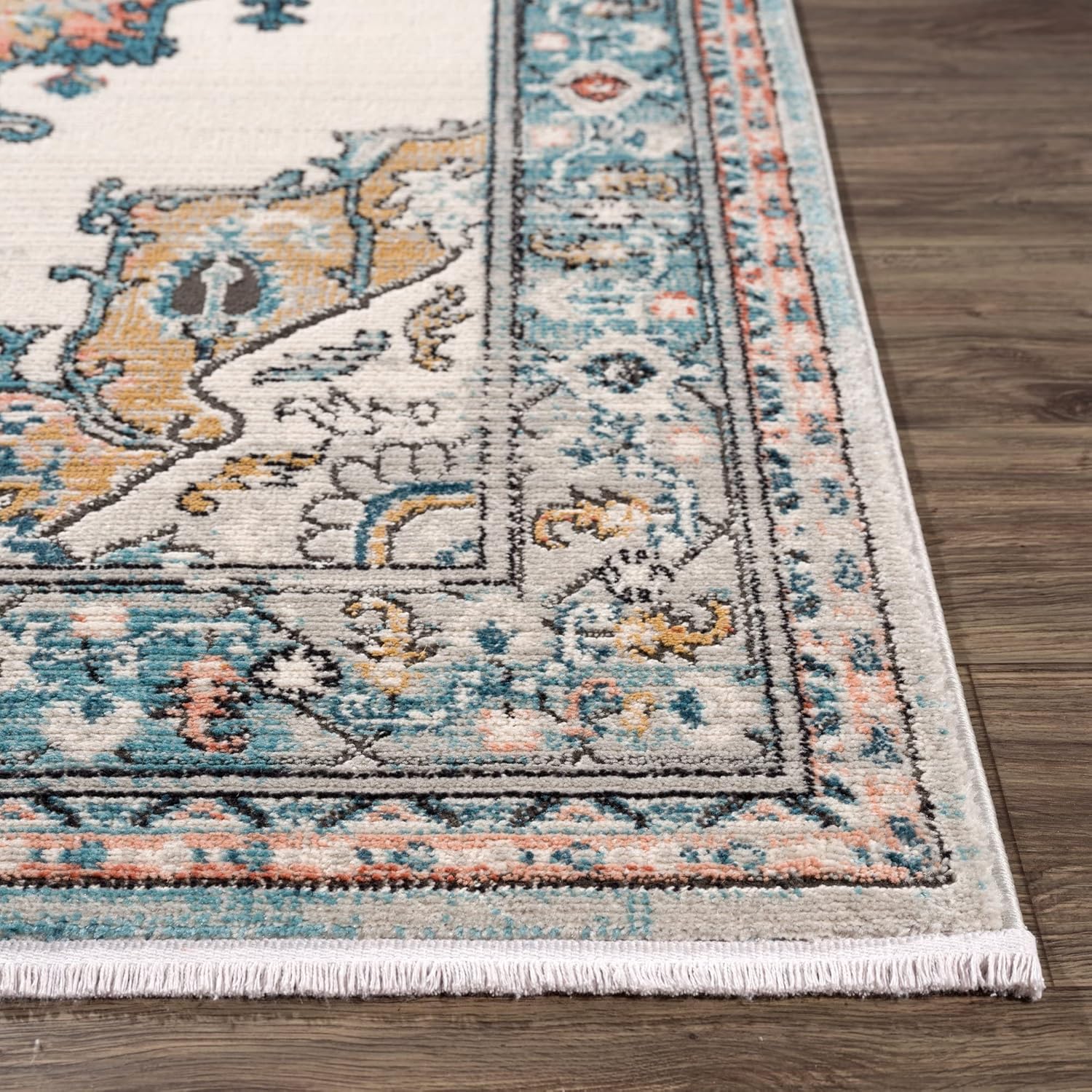 Persian Rug Traditional Patterned Multicolor Area Rug 