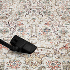Turkish Rug Beige Brown Boho Living Room  Kitchen and Bedroom