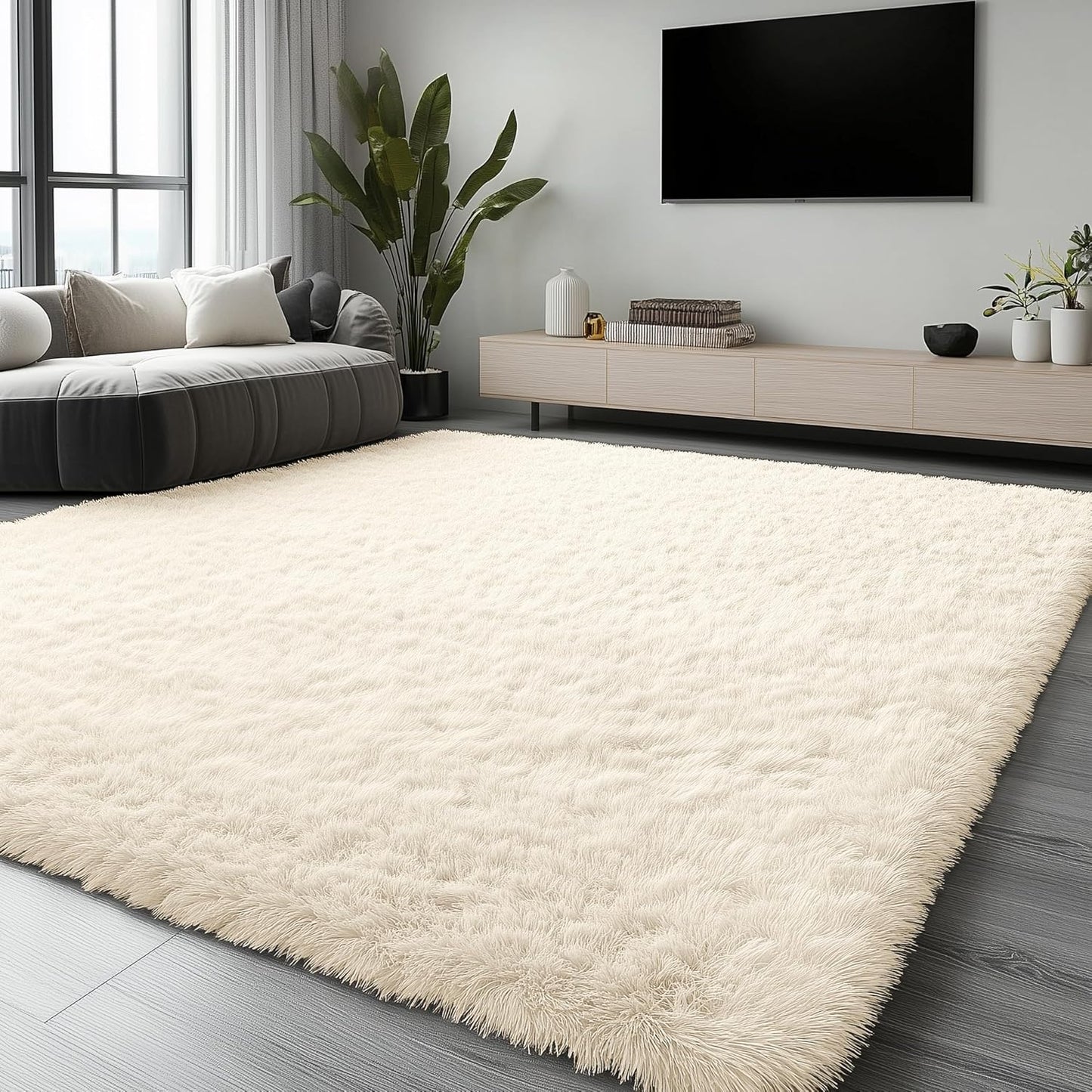 Rugsco Shag Rug Selection, Fluffy, Cozy & Machine Washable - rgc003