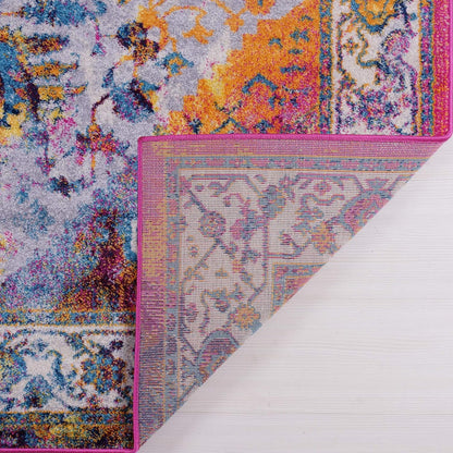 Joy Rug Collection Area Rug 5x7 Multicolor Patterned Area Carpet 