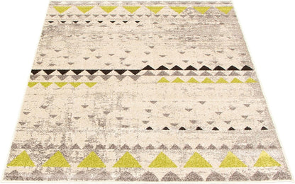 Bohemian Rug Classic 4x6 Beige and Yellow Area Carpet