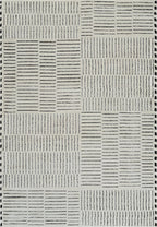 Boho Rug 4x6 High Quality Traditional White and Black Area Rug