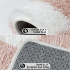 Checkerd Shag Rug