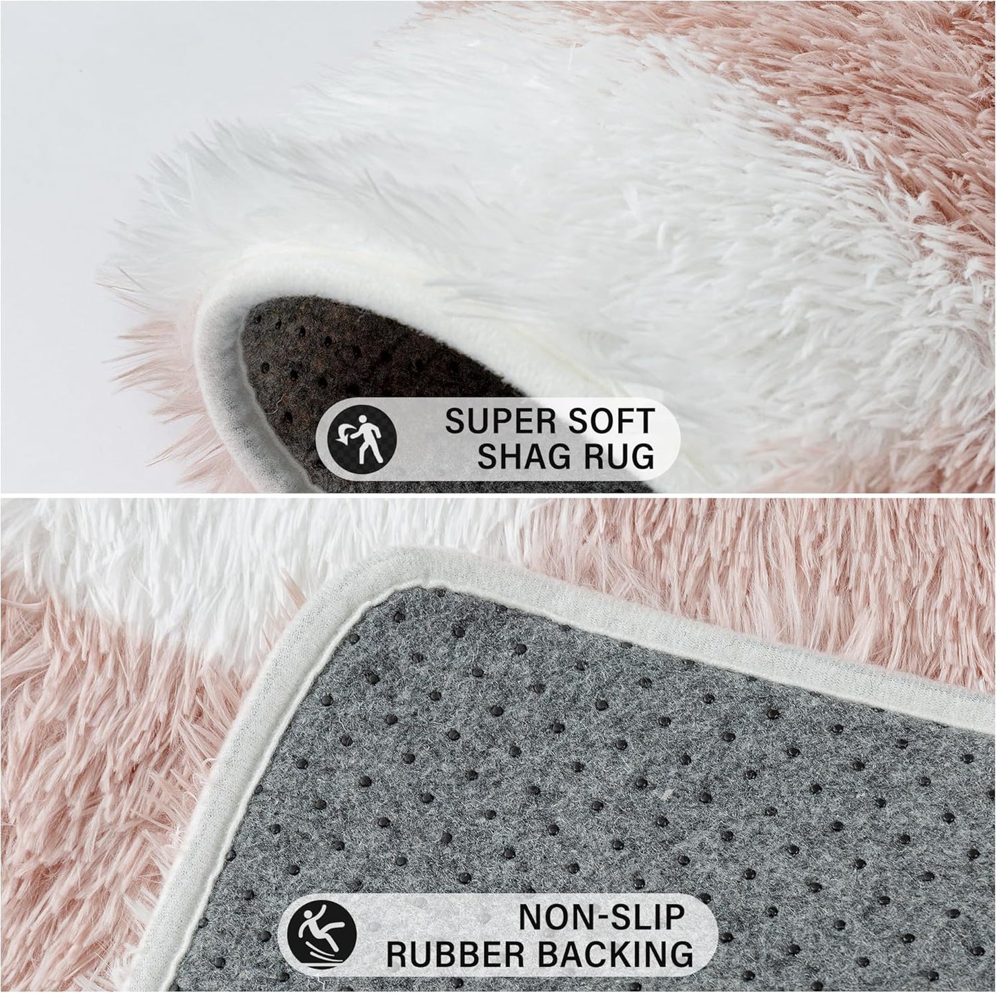 Checkerd Shag Rug