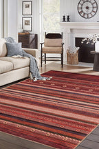 Turkish Red Boho Living Room  Kitchen and Bedroom