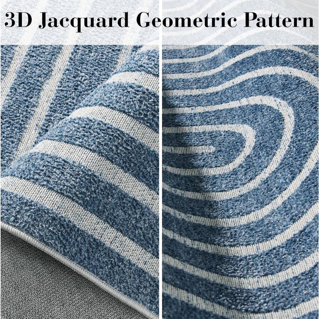 Blue Boho Rug Rusgco