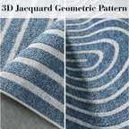 Blue Boho Rug Rusgco