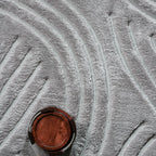 Velvet Crescent Grey Washable Rug - Rugsco.ca