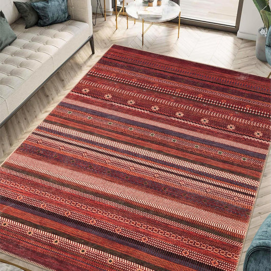 Turkish Red Boho Living Room  Kitchen and Bedroom