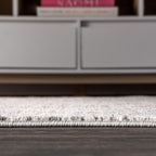 Bohemian Rug Classic 4x6 White and Grey Area Carpet