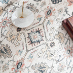 Vintage Orange Rug Living Room  Kitchen and Bedroom