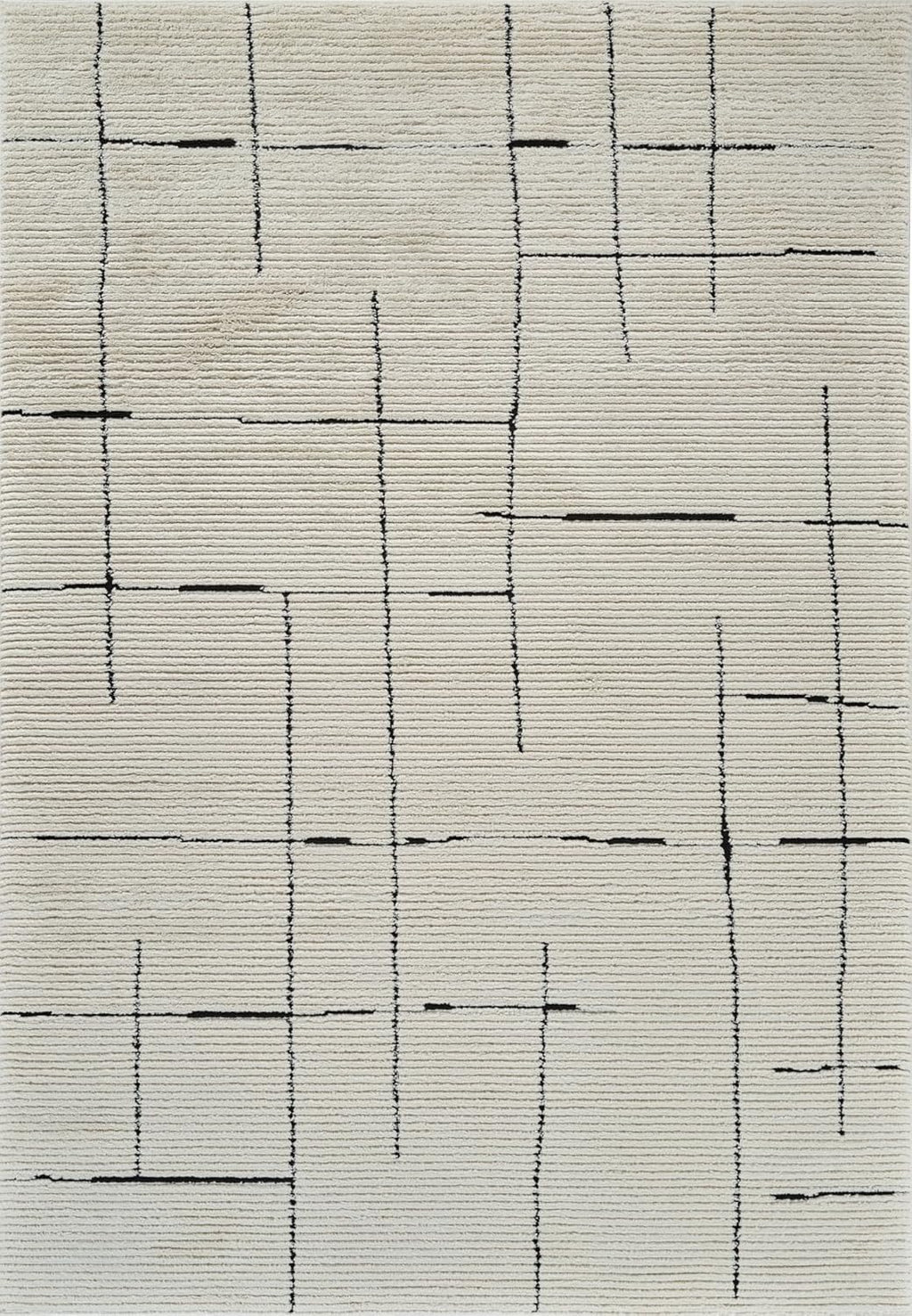 Boho Rug 4x6 High Quality Abstract White and Black Area Rug