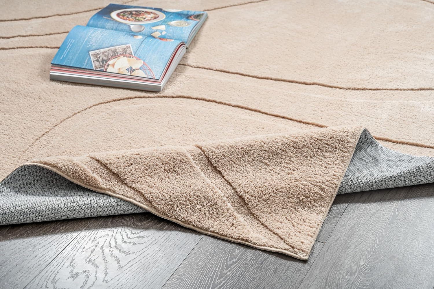 Pearl Beige Washable Rug - Rugsco.ca