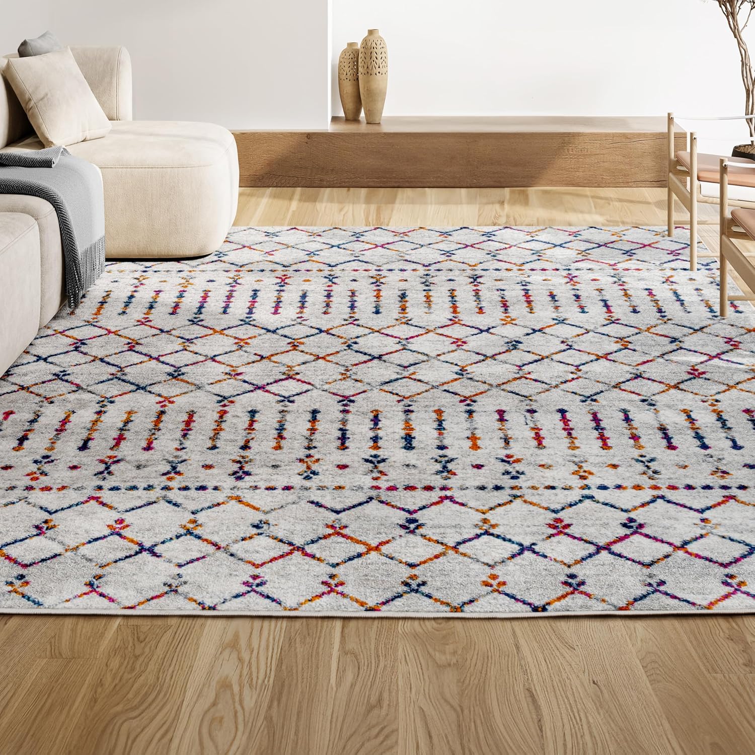 Bohemian Rug Classic 4x6 Beige and Colors Area Carpe