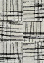 Boho Rug 4x6 High Quality Geometric White and Black Area Rug