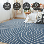 Blue Boho Rug Rusgco