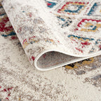 Modern Abstract Rug 4x6 Beige Cream Boho Modern  Living Room Kitchen and Bedroom Area Rug