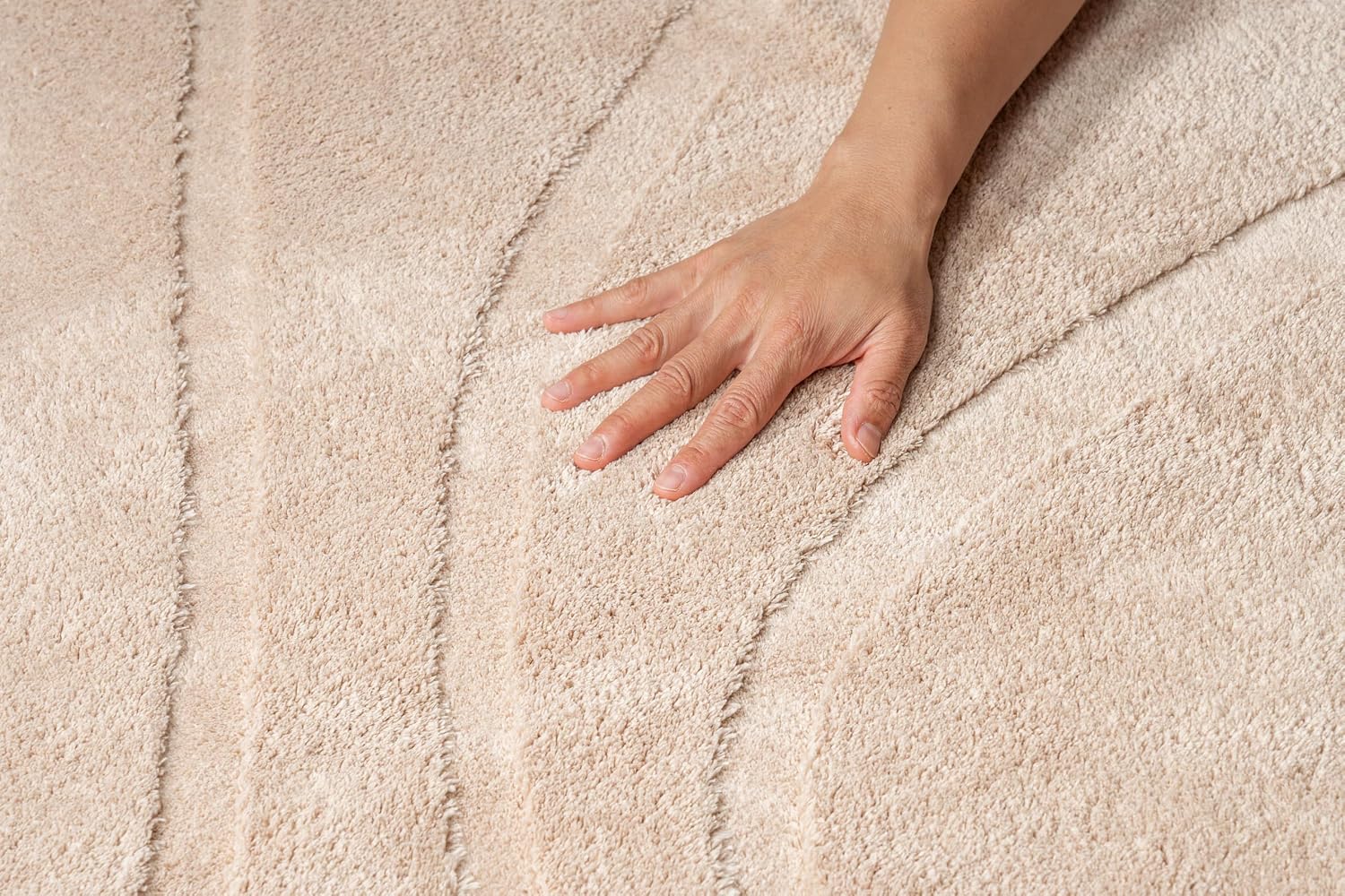 Pearl Beige Washable Rug - Rugsco.ca