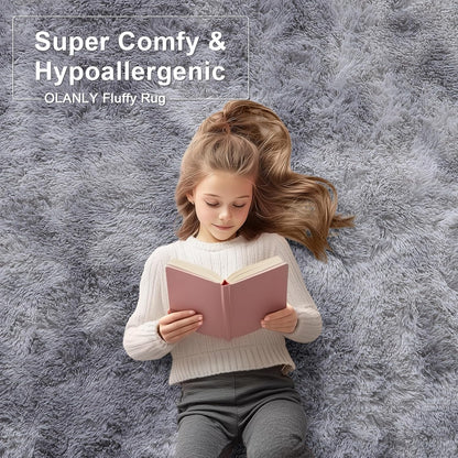 Rugsco Shag Rug Selection, Fluffy, Cozy & Machine Washable - rgc003