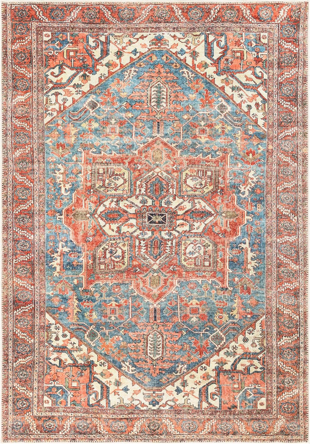 Turkish Red Blue Living Room  Kitchen and Bedroom