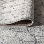 Bohemian Rug Classic 4x6 White and Grey Area Carpet
