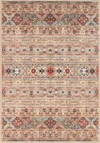 Turkish Rug Beige Brown Boho Living Room  Kitchen and Bedroom