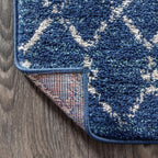 Bohemian Rug Classic 4x6 Blue and White Area Carpet