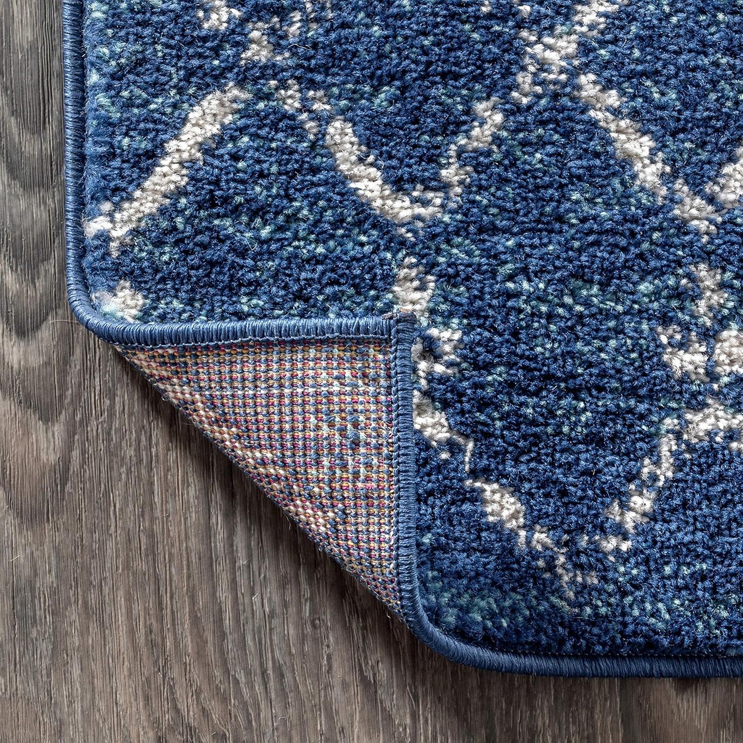 Bohemian Rug Classic 4x6 Blue and White Area Carpet
