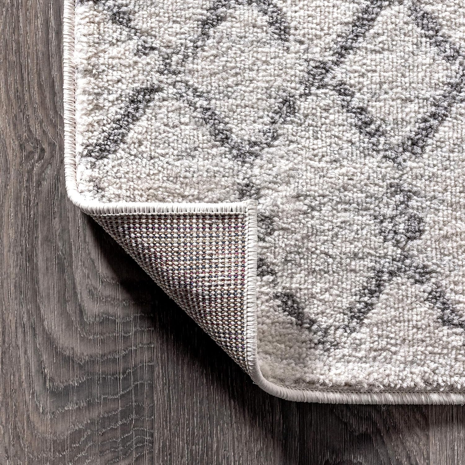 Bohemian Rug Classic 4x6 White and Grey Area Carpet