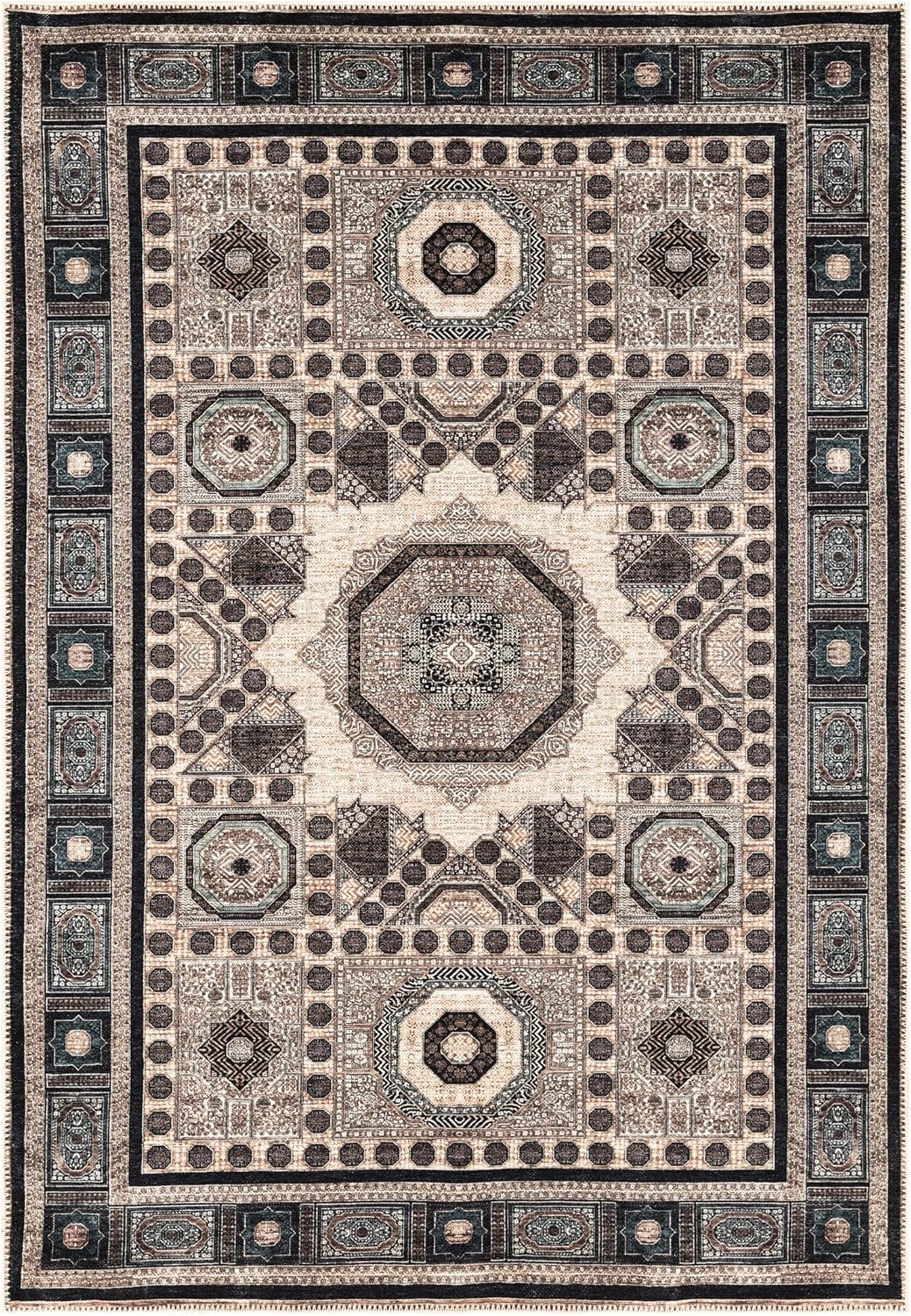 Turkish Brown Blue Living Room  Kitchen and Bedroom