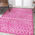 Bohemian Rug Classic 4x6 Pink and White Area Carpet